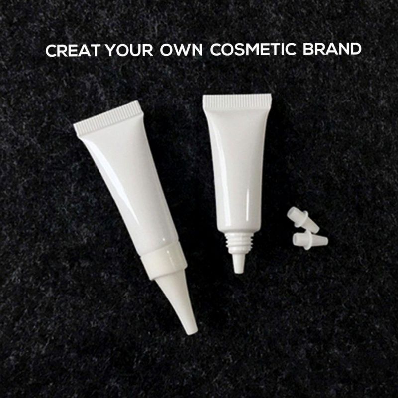 White Plastic Tube Packaging PE Cosmetic Skin Care Hand Cream Cosmetic Tube Packaging Squeeze Facial Cleanser Tube Toothpaste Tube