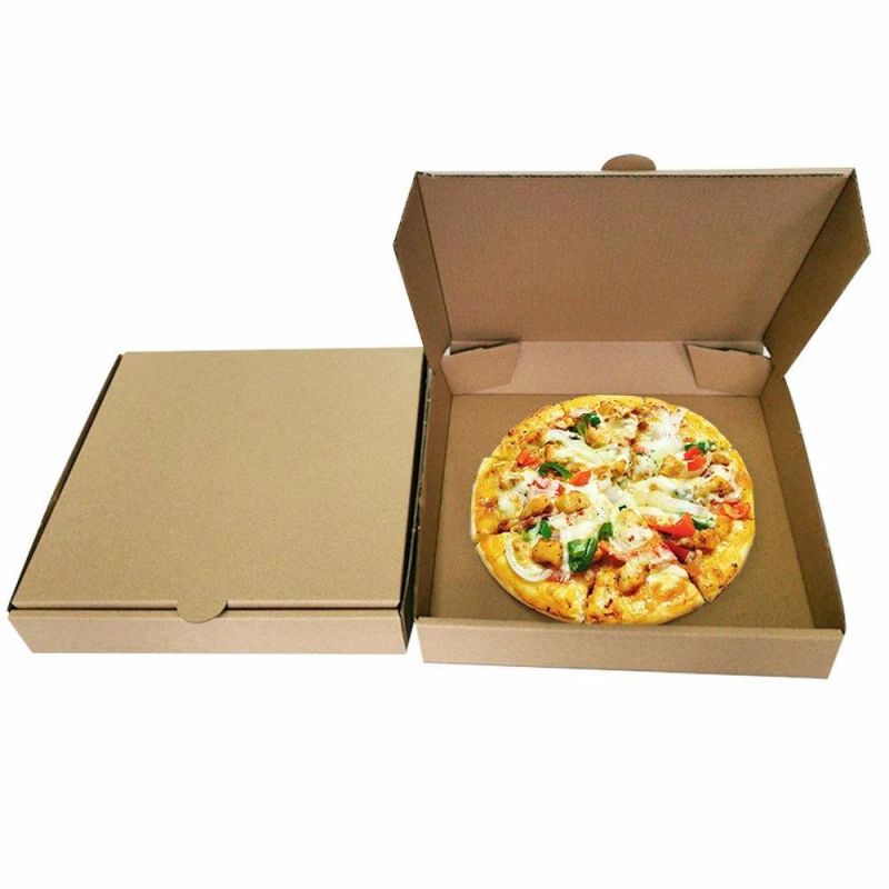 12inch Fast Food Packaging Box Kraft Paper Pizza Box