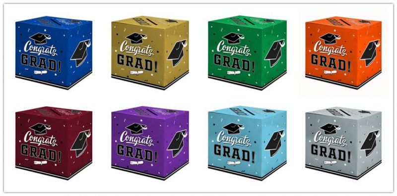 Eco Friendly Graduation Party Decorations Graduation Card Box for Graduation Gift Graduation Party Favors Decor Party Supplies