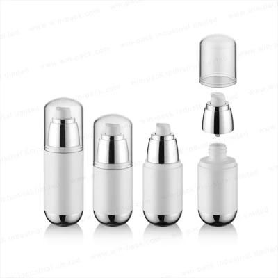 Win-Pack High Quality Essential Oil Press Dorpper Acrylic Bottle with Dark Amber Skin Care Countainer Packaging