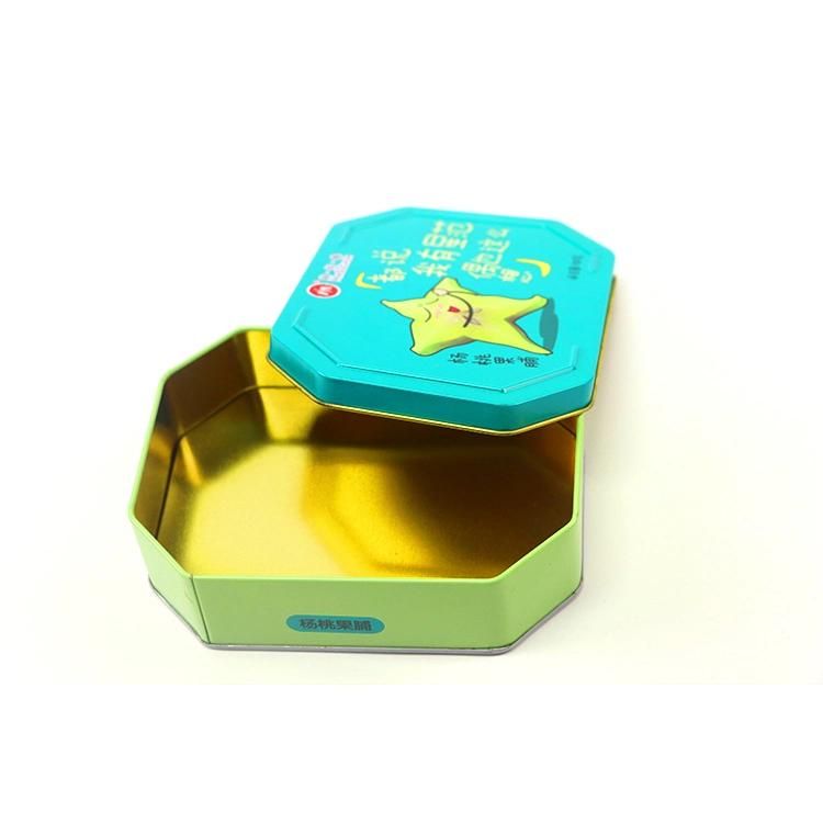 Irregular Shape Tin Box for Dried Fruit Packaging