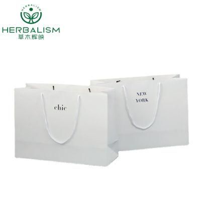 Biodegradable Packaging Bags with Handles Kraft Paper Bag Packaging Bag Fashion Bags Handbags Customized with Your Own Logo