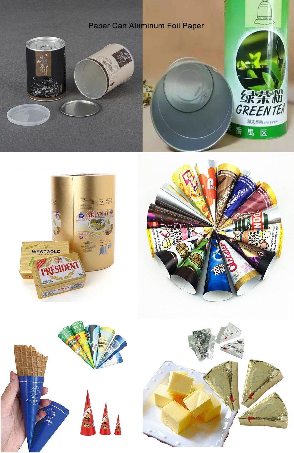 Food Aluminium Laminated Foil Wrapping Packaging Paper Chocolate