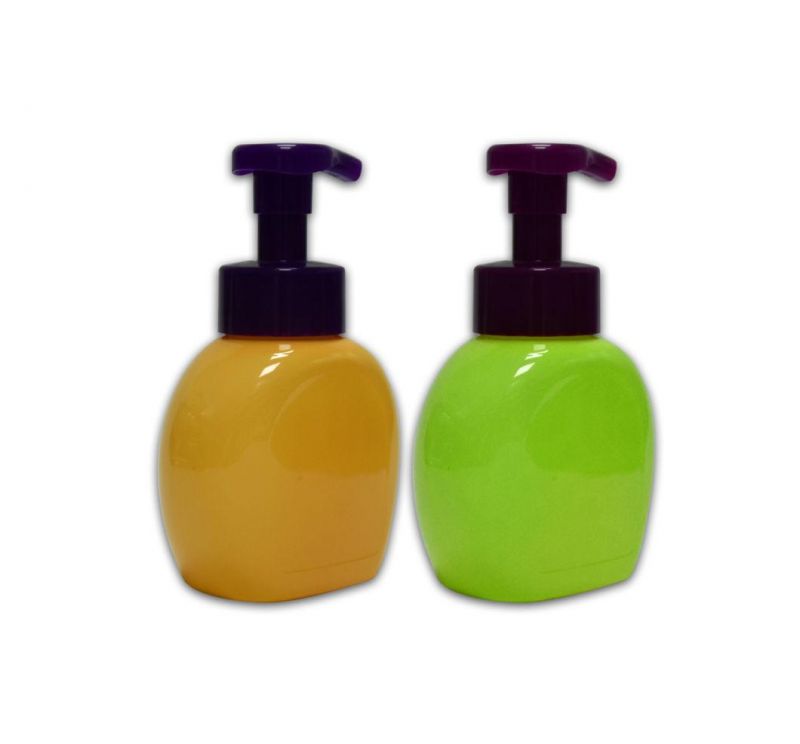 320ml Yellow Plastic Lotion Container Empty Lotion Containers Packaging Plastic Lotion Cosmetic Packaging Bottle