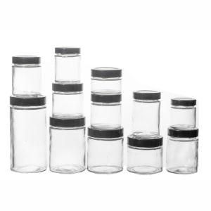 Customize High Quality 50ml 100ml 200ml 300ml 500ml 600ml 750ml 1000ml Kitchenware Multiple Capacities Clear Glass Food Jar