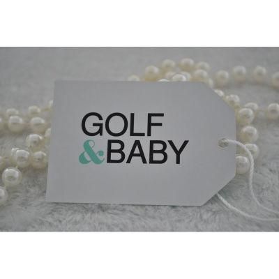 Special Design White Paper Used for Golf Baby Hangtag