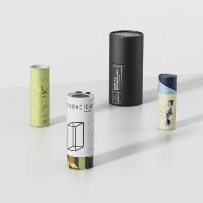 100% Biodegradable Packaging Cardboard Deodorant Stick Containers Lip Balm Hair Serum Oil Kraft Paper Tube