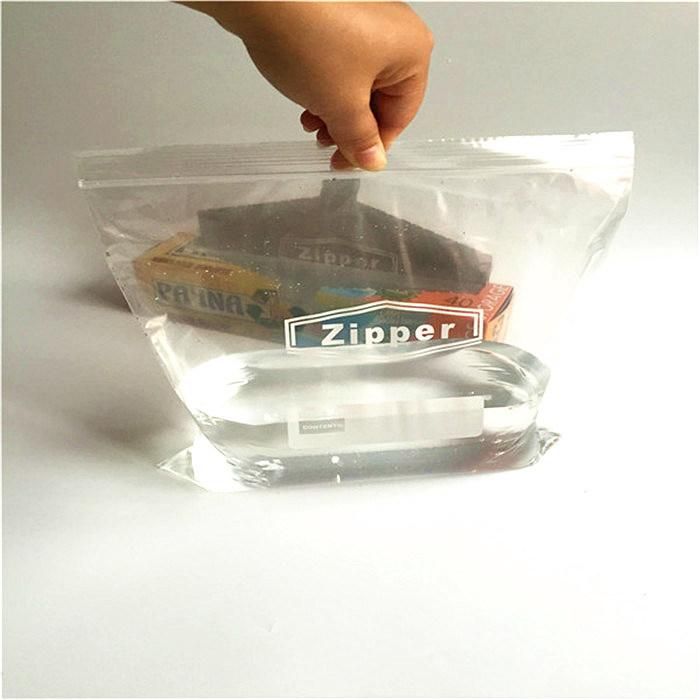 Factory Wholesale Transparent Clear Big Volume Ziplock Bag ′ 1 ′ Liter