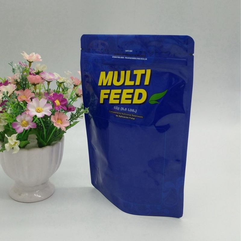 500g Mylar Stand up Pouch Ziplock Recloseable Fertilizers Packing Bag