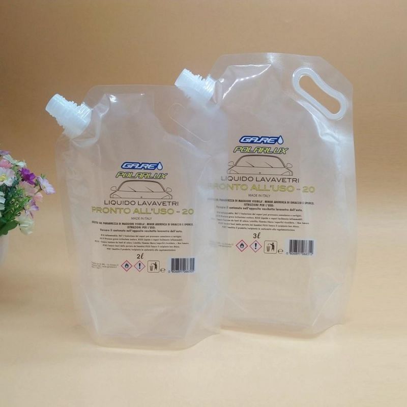 500ml 750ml 1L-5L Stand up Spout Bag for Washing Liquid Packaging Doypack Pouches Mylar Bags