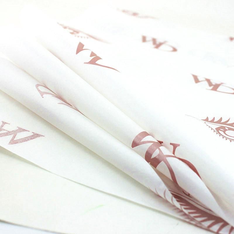Custom High Quality Rose Color Tissue Wrapping Paper