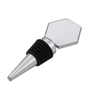 Dye Sublimation Metal Red Wine Stopper with Aluminium Insert