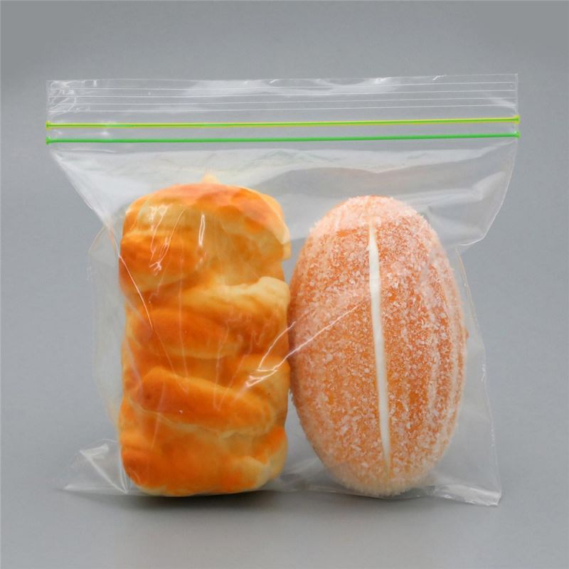 LDPE Transparent Sandwich Size Zip Lock Packaging Bags