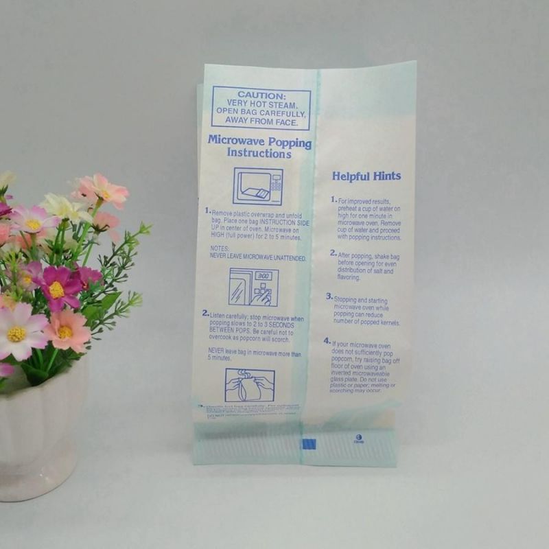 Micro-Wave Popcorn Bag/Paper Poprcorn Pouch/Eco-Friendly Popcorn Bag