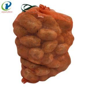 Custom Size PP PE Drawstring Vegetable Leno Mesh Bags