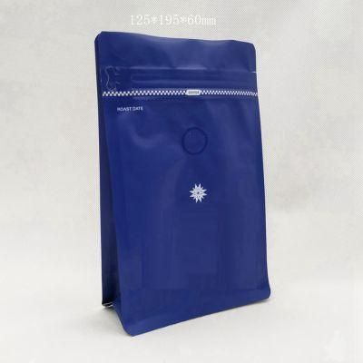 340g Food Packaging Bag Flat Bottom Stand up Pouch