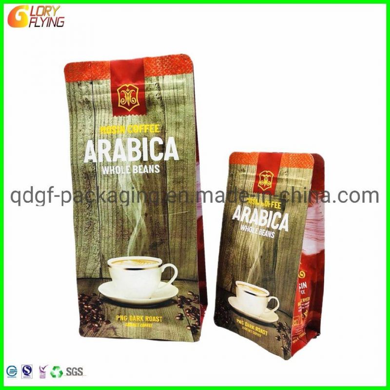 Kraft Paper Packaging Bag with Zipper Tin-Box Coffee Bags