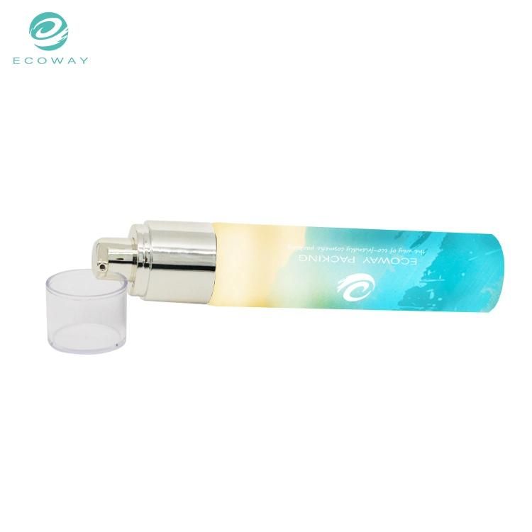 50ml Vacuum Pump Head Transparent Screw Cap Water Essence Tube