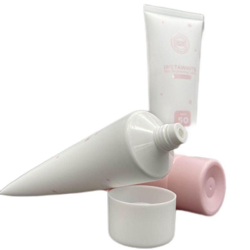 PE Plastic Cosmetic Soft Tube Cosmetic Hose for Facial Cleanser Hand Cream Cosmetic Packaging