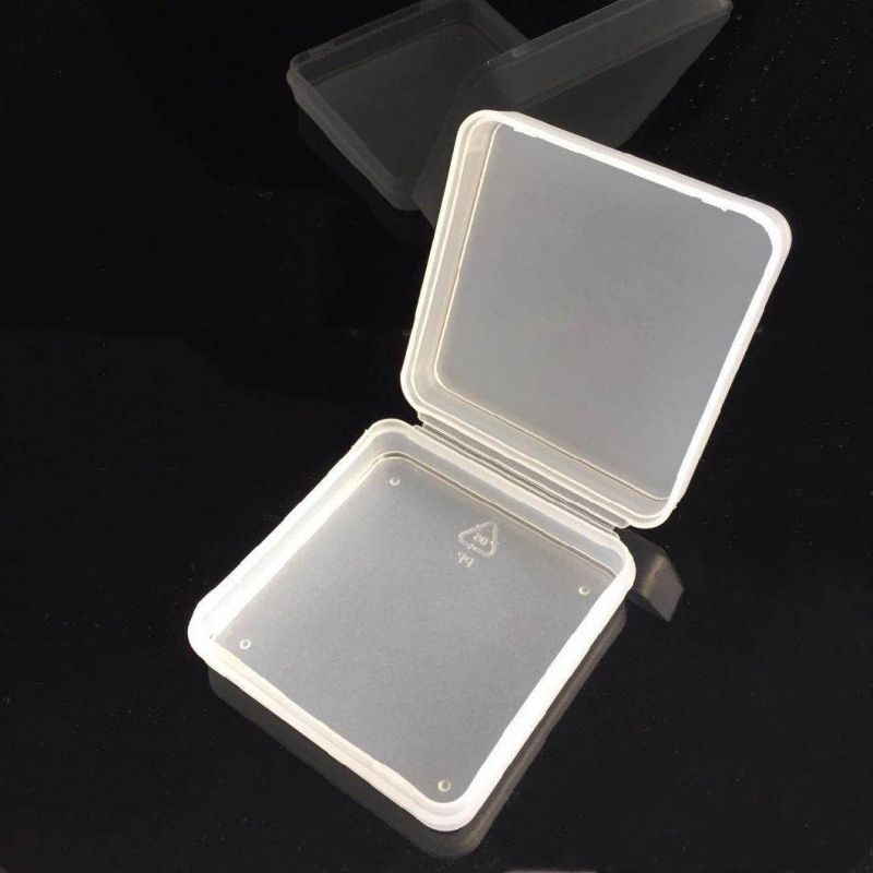 High Quality Non-Toxic Hollow Matte Plastic Box Case for Lapel Pin Gift