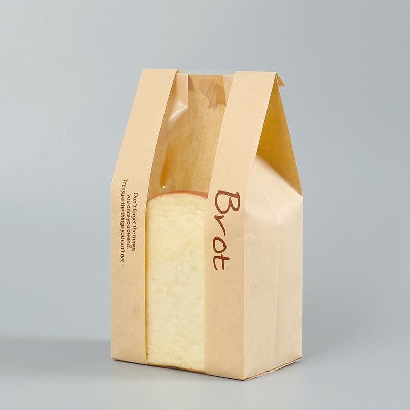 Bread Paper Bag with Clear Window with Your Own Logo