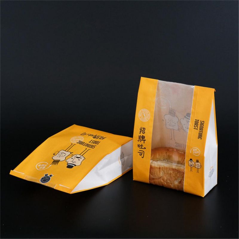 Oil Proof Packaging Greaseproof Kraft Paper Bags