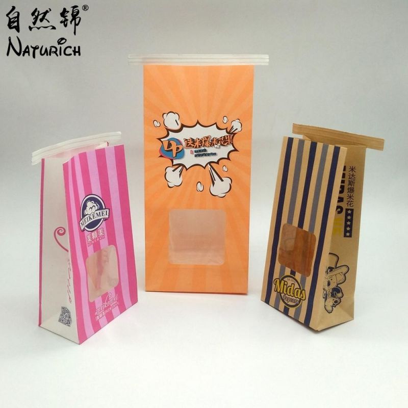 Kraft Cookie Bag with Window and Tin Tie