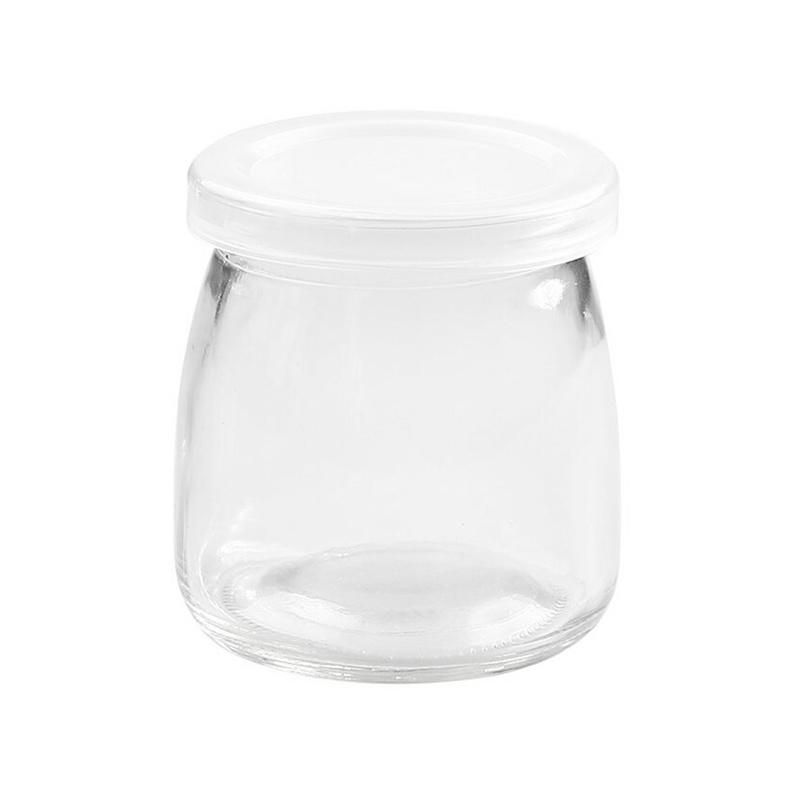 150ml Glass Pudding Yogurt Jar with Plastic Cap