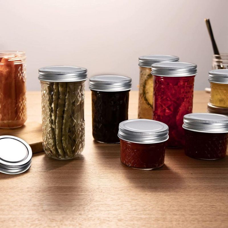 100ml 180ml 200ml 280ml 400ml 500ml 650ml Canning Mason Caviar Jelly Glass Jam Jar