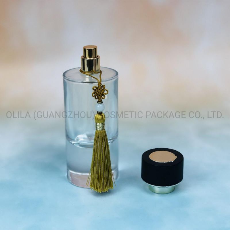 Wholesale Perfume Bottle Glass 100ml Perfume Bottle Package with Tassels