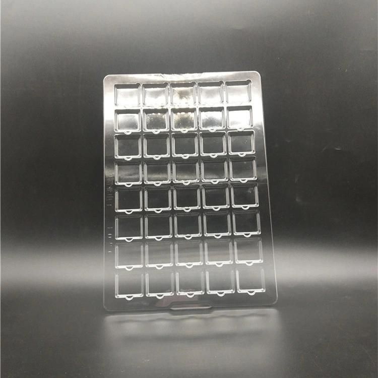 Clear Transparent Electronic Components Packaging Tray