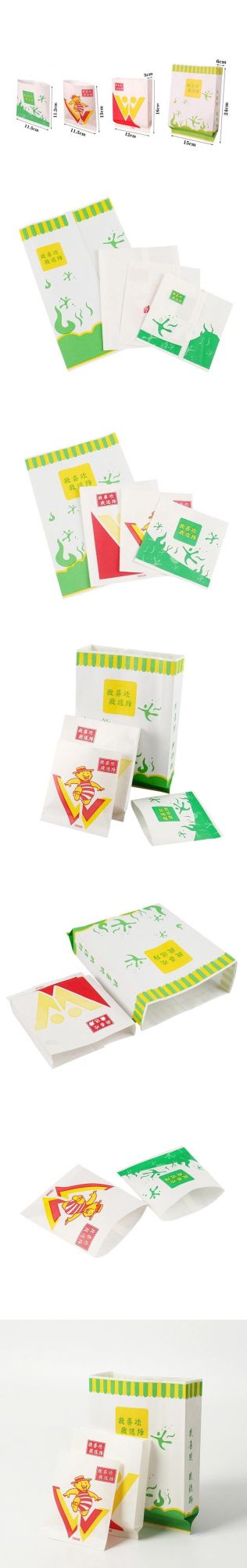 OEM Promotional Food Grade PE Coated Kraft Paper Packaging Bag