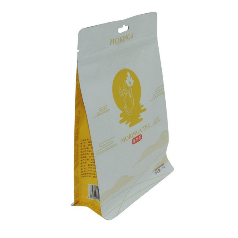 Tea Plastic Food Packaging Bag with Side Gusset