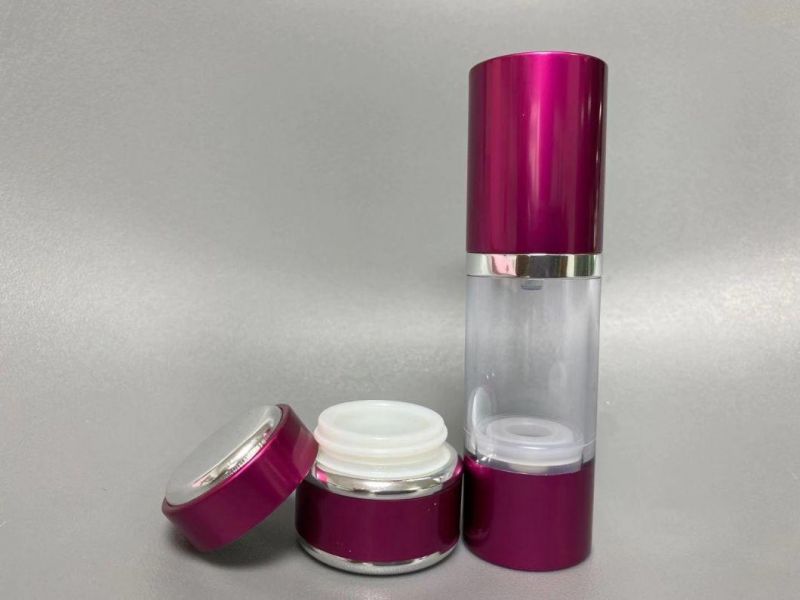 15ml 30ml 50ml Plastic Wholesales Broken Beads Pearl Essence Cosmetic Packaging Serum Alum Airless Pump Bottle