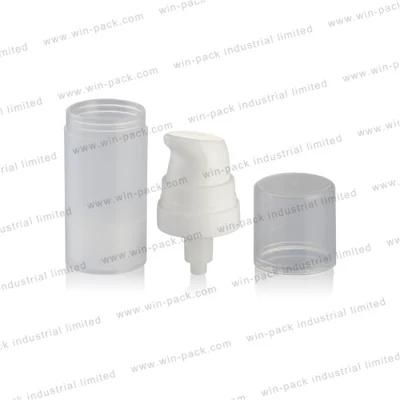 Cosmetic Packaging Plastic PP Luxury Small Airless Pump Bottle 10ml 15ml