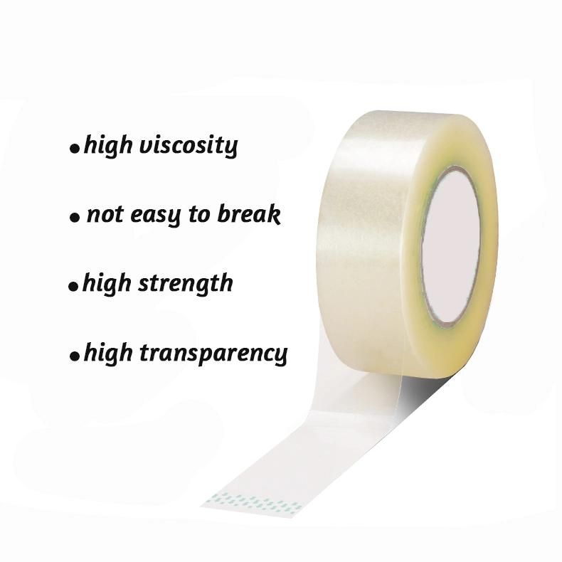 Jumbo Roll Transparent Sealing BOPP Plastic Adhesive Packing Tape