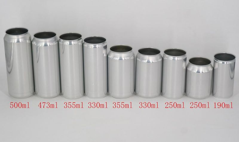 330ml 355ml Empty Aluminum Beer and Beverage Ring-Pull Can