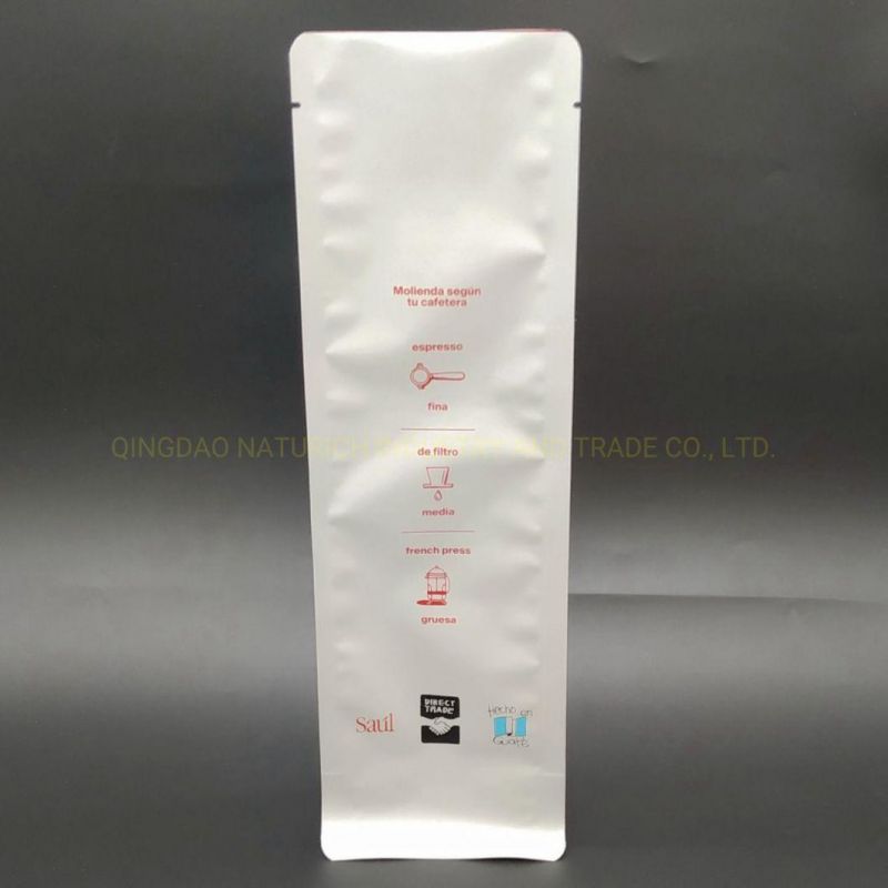 Quad Seal Coffee Bag with Valve 400g Coffee Pouch