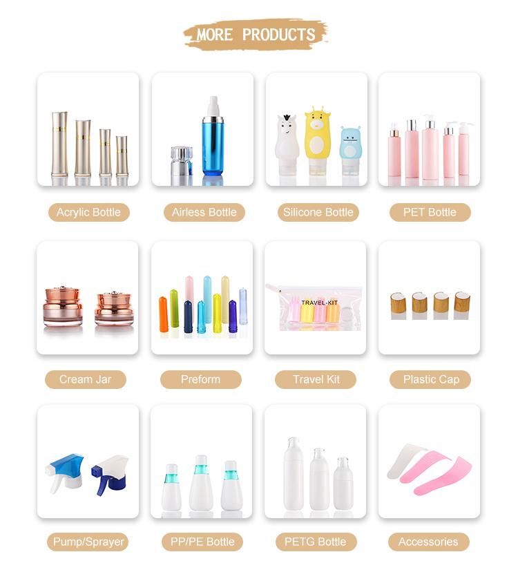 210ml Clear Plastic Cosmetic Bottle (ZY01-D020)