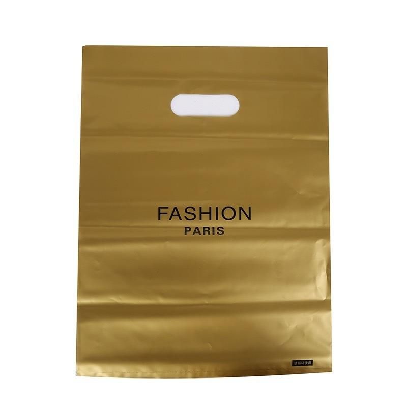 Fashion Plastic Bag with Handle Cheap Gift Packaging Bag Custom Logo