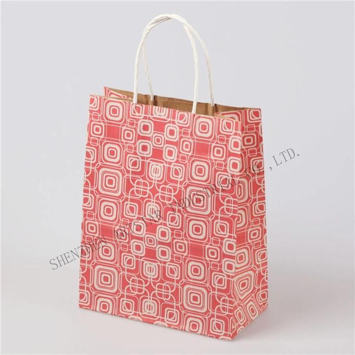 80g, 110g White Kraft Paper Bag Wrapping Paper Bag