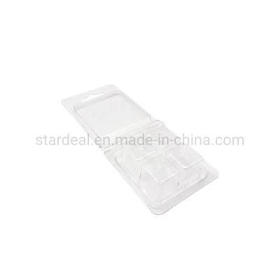 Wholesale Plastic Clear Wax Melts Clamshell Packaging Box