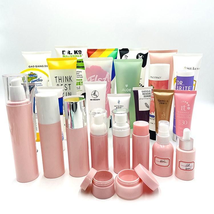 Empty Plastic Hand Cream Tube Skincare Cosmetic Package