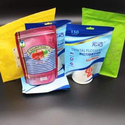 Custom Printed Stand up Pouch with Zipper Foof Packaging Plastic Bags for Food/Nuts