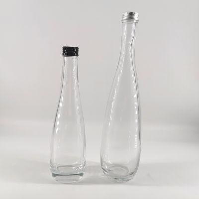 330ml 500ml Evian Shape Mineral Water Glass Bottle