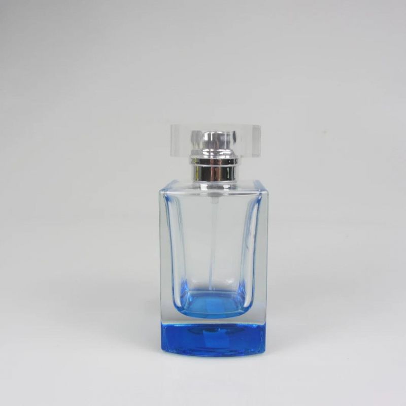 Clear Glass Pump Sprayer Screen Printing Personal Care Cosmetic Packing Bottle