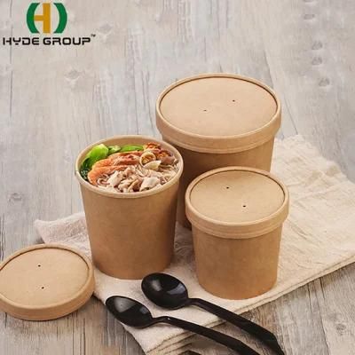 Eco-Friendly Disposable Hot Soup Cup Soup Bowl Wit Lid