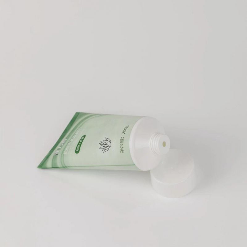 Round Tubes 100ml Cleansing Lotion Packaging Material Cosmetic Tube