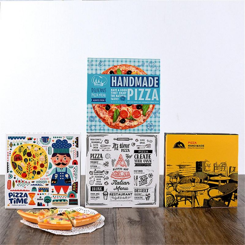 Custom Printing Pizza Box Take out Kraft Food Container