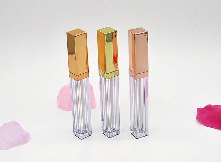 4ml Spot Square Rose Gold Lip Gloss Tube Empty Tube DIY Lip Glaze Empty Tube Empty Bottle Eyeliner Liquid Bottling